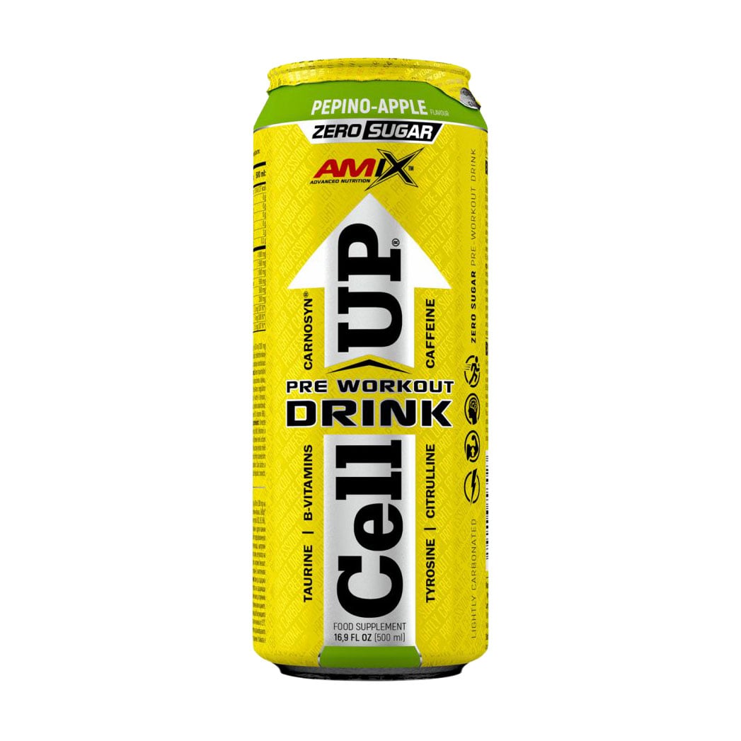 Передтренувальний комплекс Amix Nutrition AmixPro CellUP Pre Workout Drink Яблуко, в рідині, 500 мл